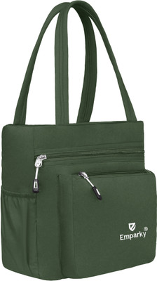 Emparky Women Green, White Shoulder Bag