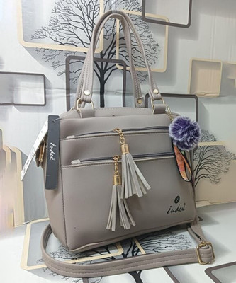 Azeefa Women Grey Shoulder Bag