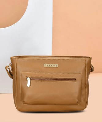 Caprese Women Tan Sling Bag