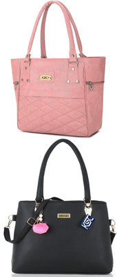 KSC Women Brown, Black Handbag