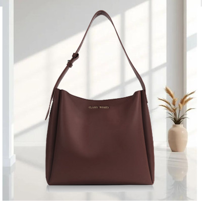 Classy Women Women Brown Tote