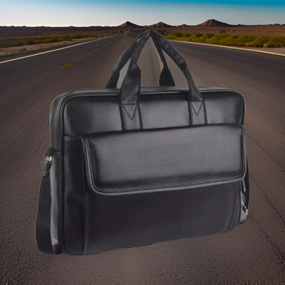 house of common Men & Women Black Messenger Bag
