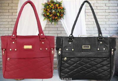 khatushyam collection Women Multicolor Handbag(Pack of: 2)