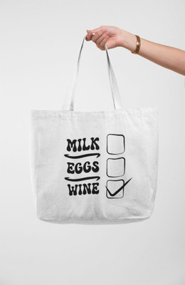 ElegantCrafts Men & Women White Tote