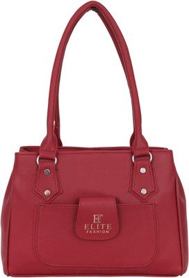 Elite Fashion Women Maroon Shoulder Bag(Pack of: 5)