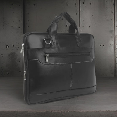 house of common Men & Women Black Messenger Bag
