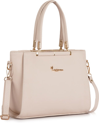 Lady Quinton Women Beige Handbag