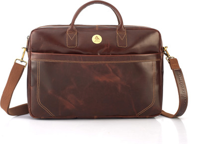 Picco Massimo Men Brown Messenger Bag