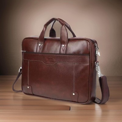 house of common Men & Women Brown Messenger Bag