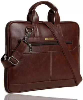 PROVOGUE Men & Women Brown Messenger Bag