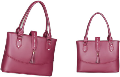 High Gravity Women Maroon Hand-held Bag(Pack of: 2)