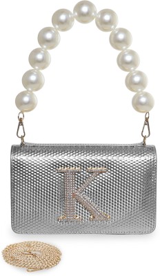 ESBEDA Women Silver Sling Bag