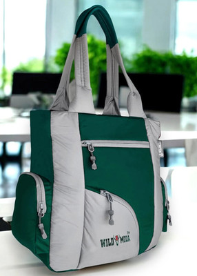 Wildmoda Women Green, Grey Tote