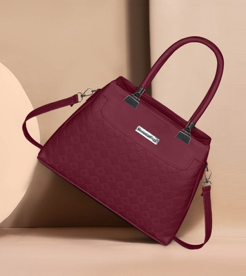 MOONSTAR BAGS Women Maroon Handbag