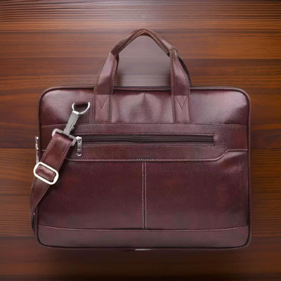 Shivra Men & Women Brown Messenger Bag
