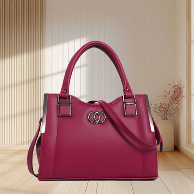 Plush It Women Maroon Satchel