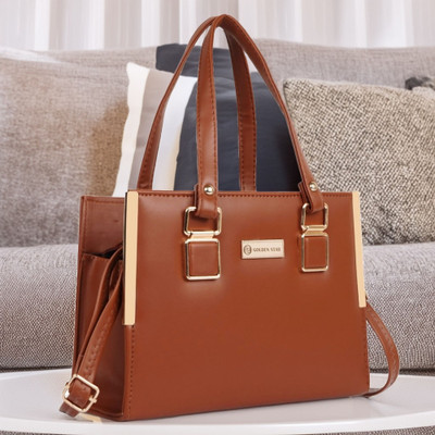 Golden Star Women Tan Messenger Bag