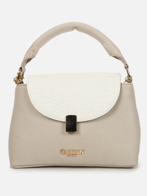 CARLTON LONDON Women Beige Hand-held Bag