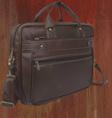 house of common Men & Women Brown Messenger Bag