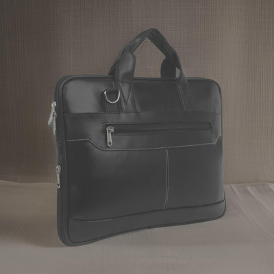 Shivra Men & Women Black Messenger Bag