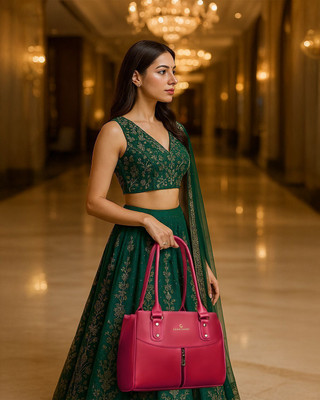 GLAM CARRY Women Maroon Handbag