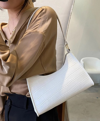 LIVE Women White Shoulder Bag