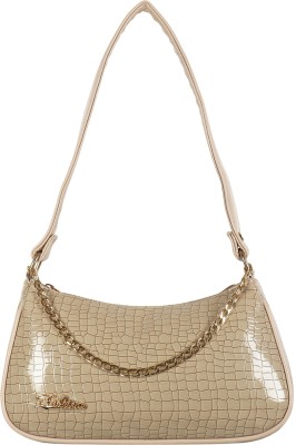 Rajni Fashion Women Beige Sling Bag