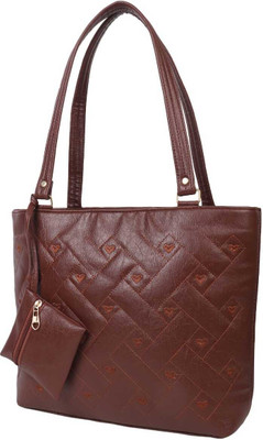 claspNclutch Women Brown Hand-held Bag(Pack of: 2)