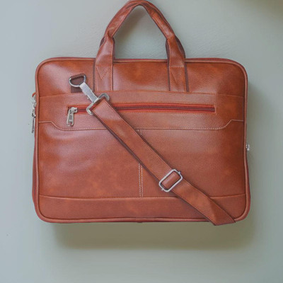 house of common Men & Women Tan Messenger Bag
