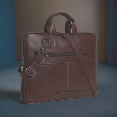 Shivra Men & Women Brown Messenger Bag