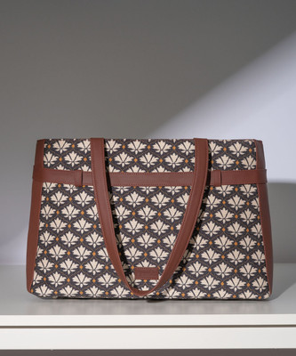 ZOUK Women Black, White Shoulder Bag