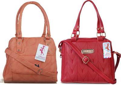 MSK Collection Women Pink, Maroon Messenger Bag