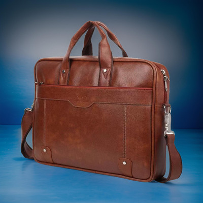 Shivra Men & Women Tan Messenger Bag
