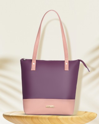 Leather Land Women Pink, Purple Shoulder Bag