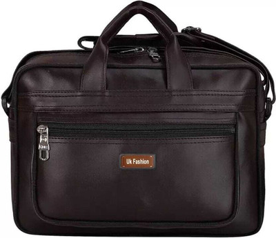 uk fashion Men & Women Brown Messenger Bag