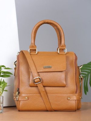 Teakwood Leathers Women Yellow Handbag