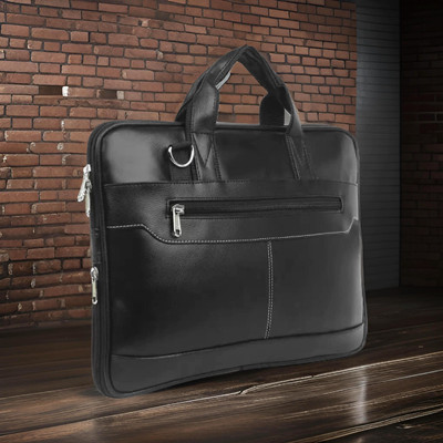 house of common Men & Women Black Messenger Bag