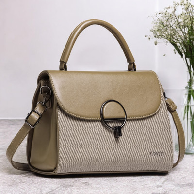 Exotic Women Khaki Handbag