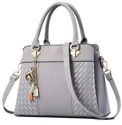 Womanix Women Grey Hand-held Bag