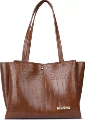 Fortify Craft Women Brown Shoulder Bag