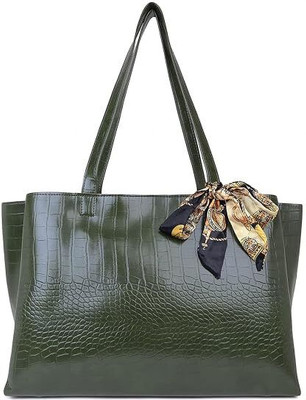 DECORZ Women Green Shoulder Bag