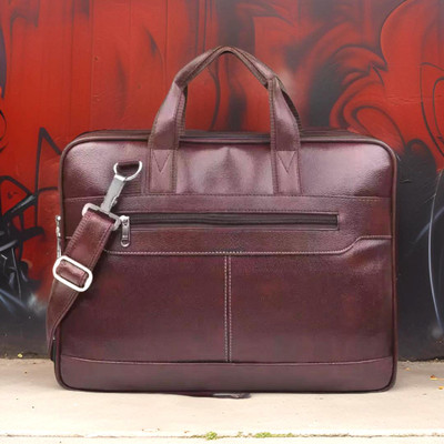 Shivra Men & Women Brown Messenger Bag