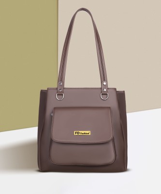 FD FASHION Women Brown Shoulder Bag