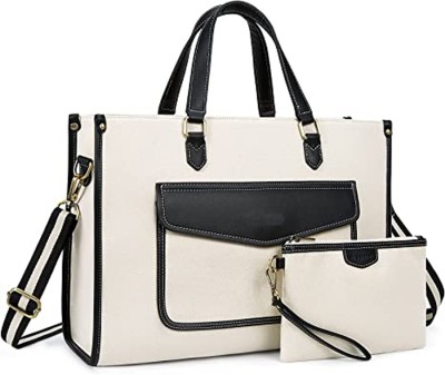 Womanix Women Beige Handbag(Pack of: 2)