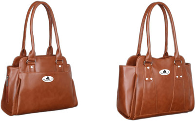High Gravity Women Tan, Tan Shoulder Bag(Pack of: 2)