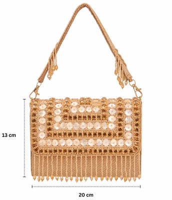 Aikaa Women Gold Shoulder Bag