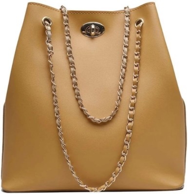 LIVE Women Beige Shoulder Bag