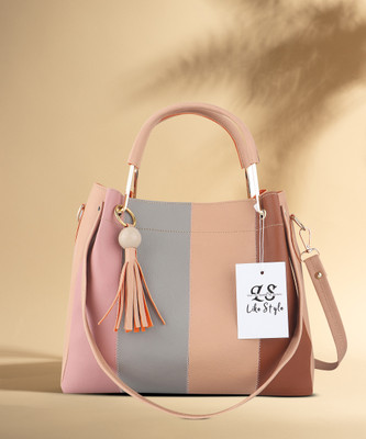 LIKE STYLE Women Beige Handbag(Pack of: 3)