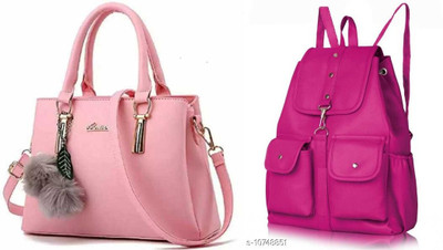khatushyam collection Women Multicolor Handbag(Pack of: 2)