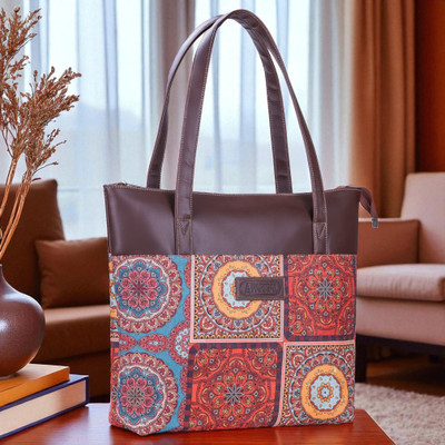 Parisal Women Brown, Multicolor Handbag